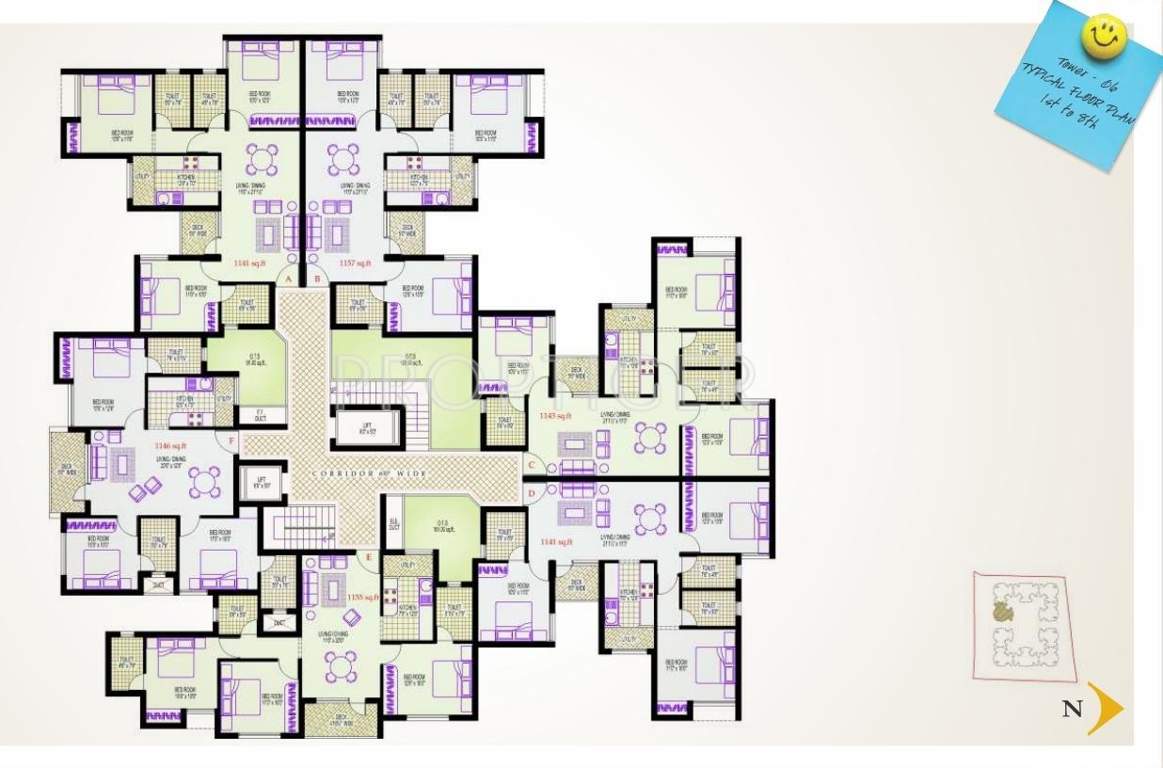 Images for Cluster Plan of Vijay Lotus Pond