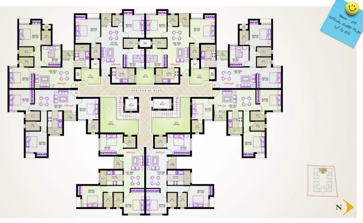 Images for Cluster Plan of Vijay Lotus Pond