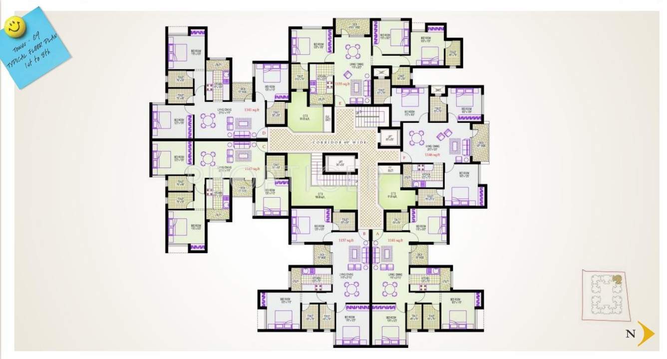 Images for Cluster Plan of Vijay Lotus Pond