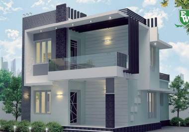Elevation east-wood Elevation