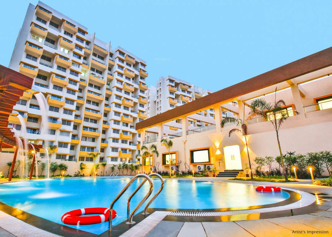  kolte patil three jweles Swimming Pool