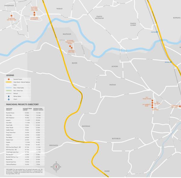  panchshil-township Location Plan