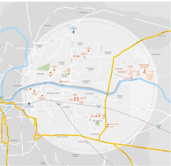  panchshil-township Location Plan