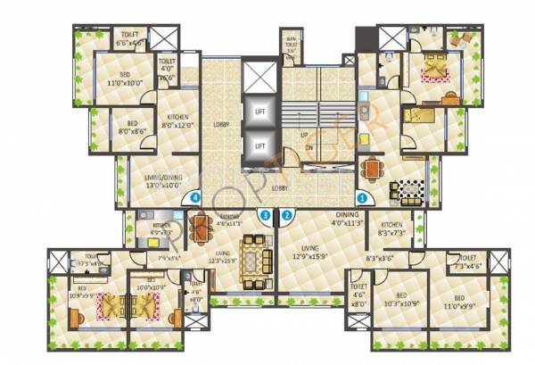 Images for Cluster Plan of Sanghvi Shree Mohankheda Heights Images for Cluster Plan of Sanghvi Shree Mohankheda Heights
