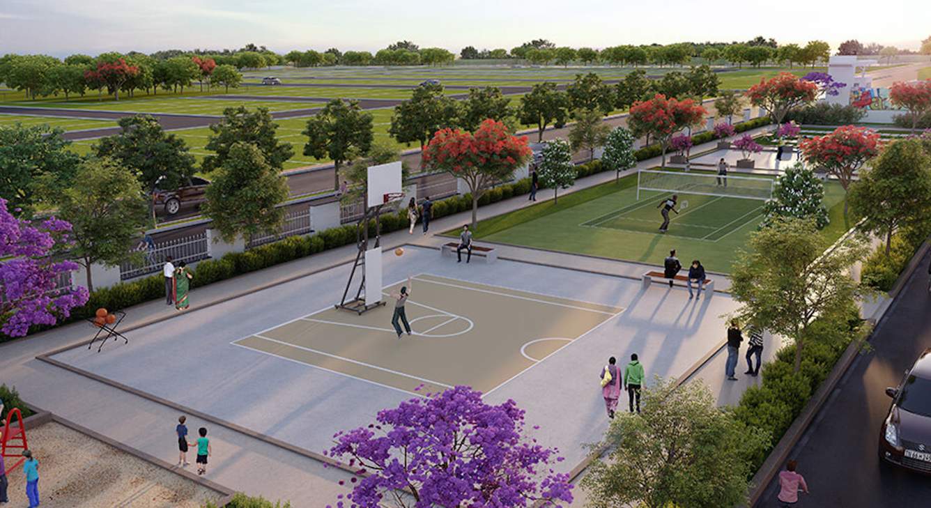 earth at one city Basketball Court