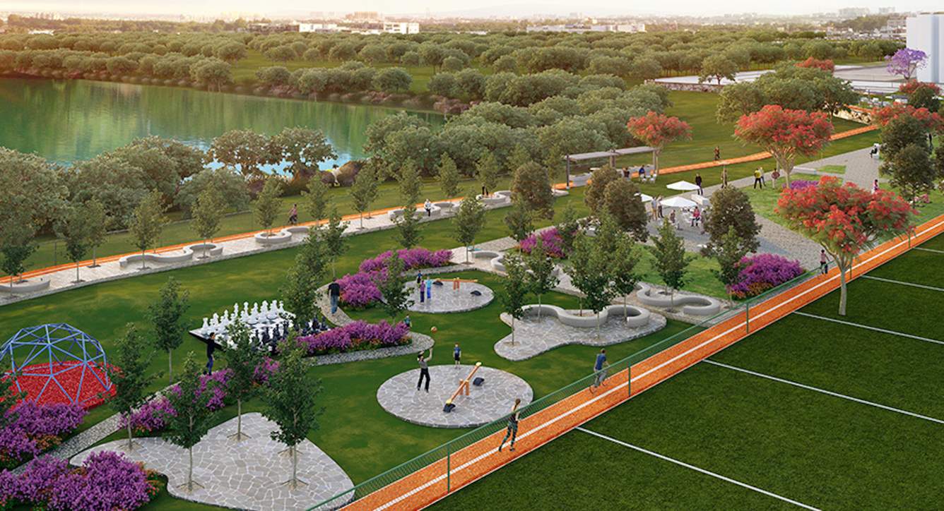  earth at one city Landscaped Gardens