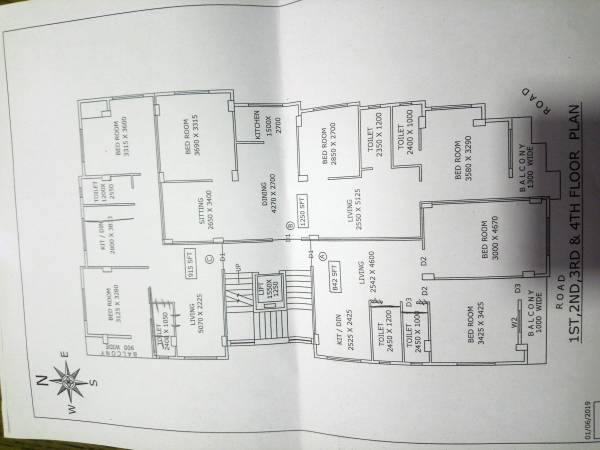  swapna-apartment Cluster Plan