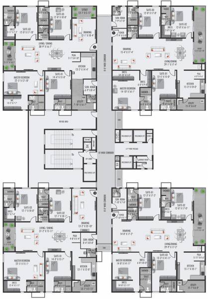  the-classe BLOCK C Cluster Plan For 18th Floor