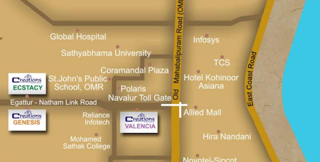  ecstasy Location Plan