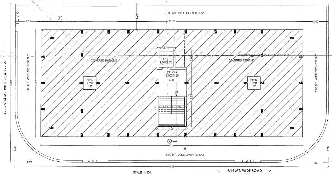 green Cluster Plan for ground Floor