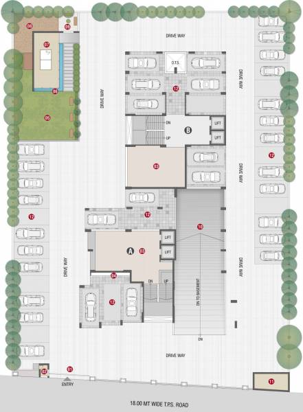  shree-hari-divine Cluster Plan
