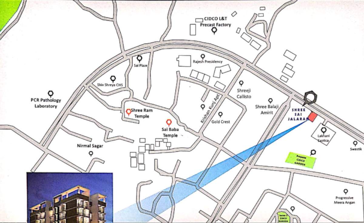  shree sai jalaram Location Plan
