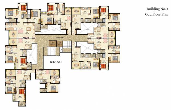  raj-regalia-phase-1a Building 1 Odd Cluster Plan