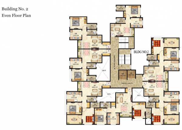  raj-regalia-phase-1a Building 2 Even Cluster Plan