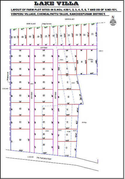  dreams-villa-plots Master Plan