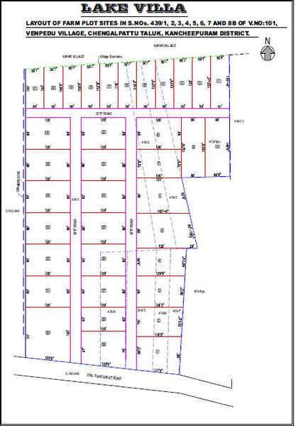  dreams villa plots Master Plan