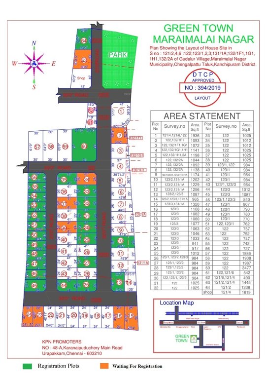  green town Layout Plan