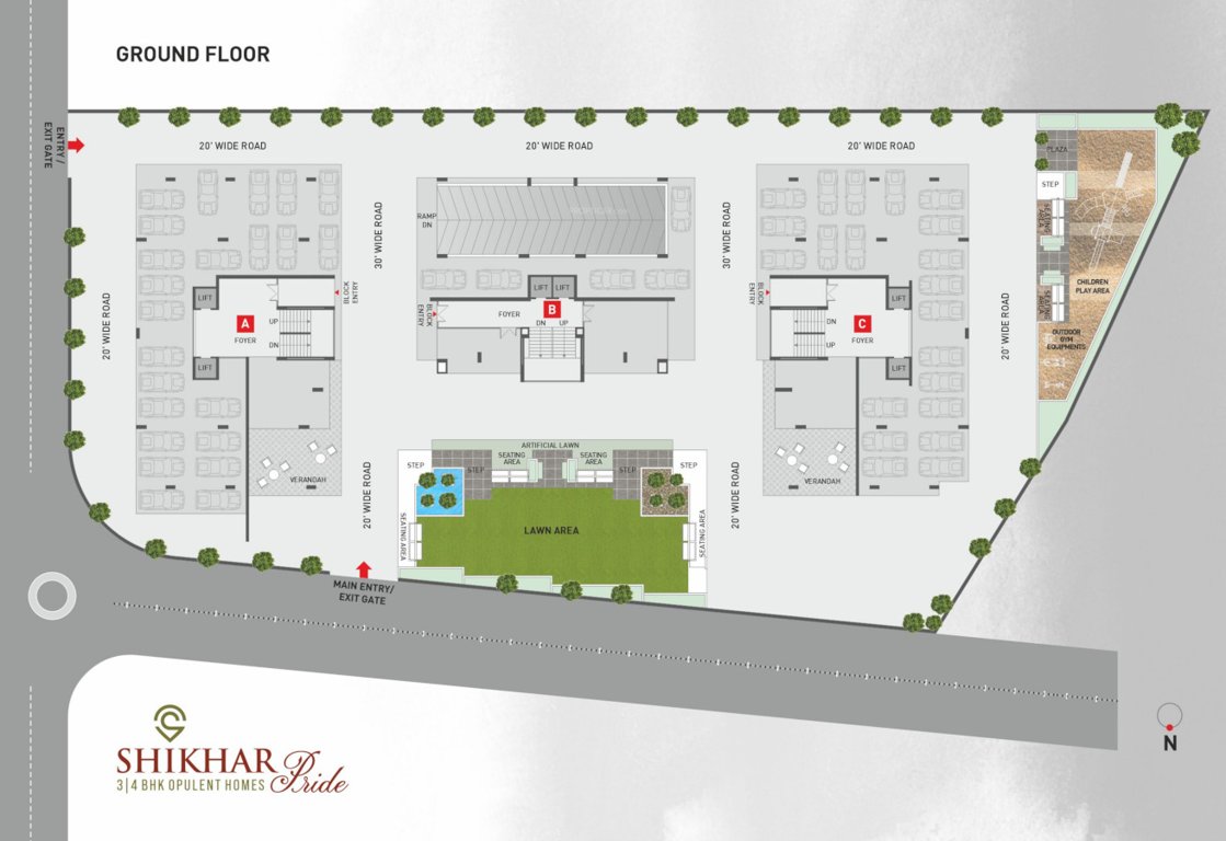 shikhar pride Cluster Plan