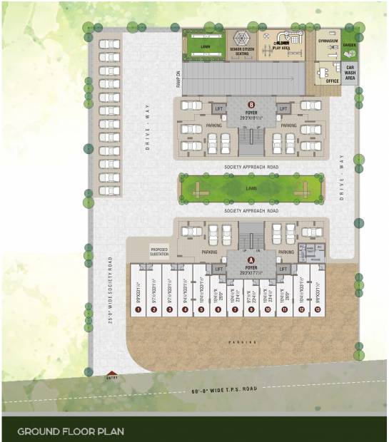  greens Cluster Plan