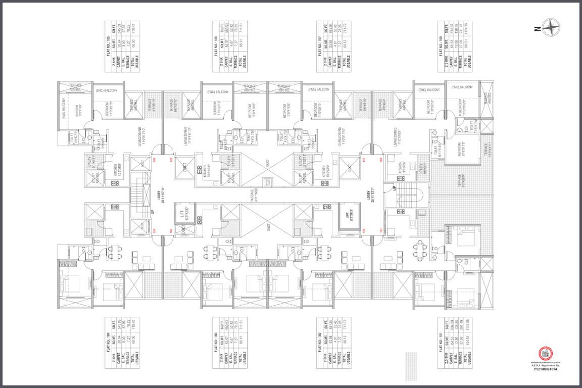  liva Tower 1 Cluster Plan