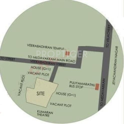 Vasavi Housing Aaram Location Plan