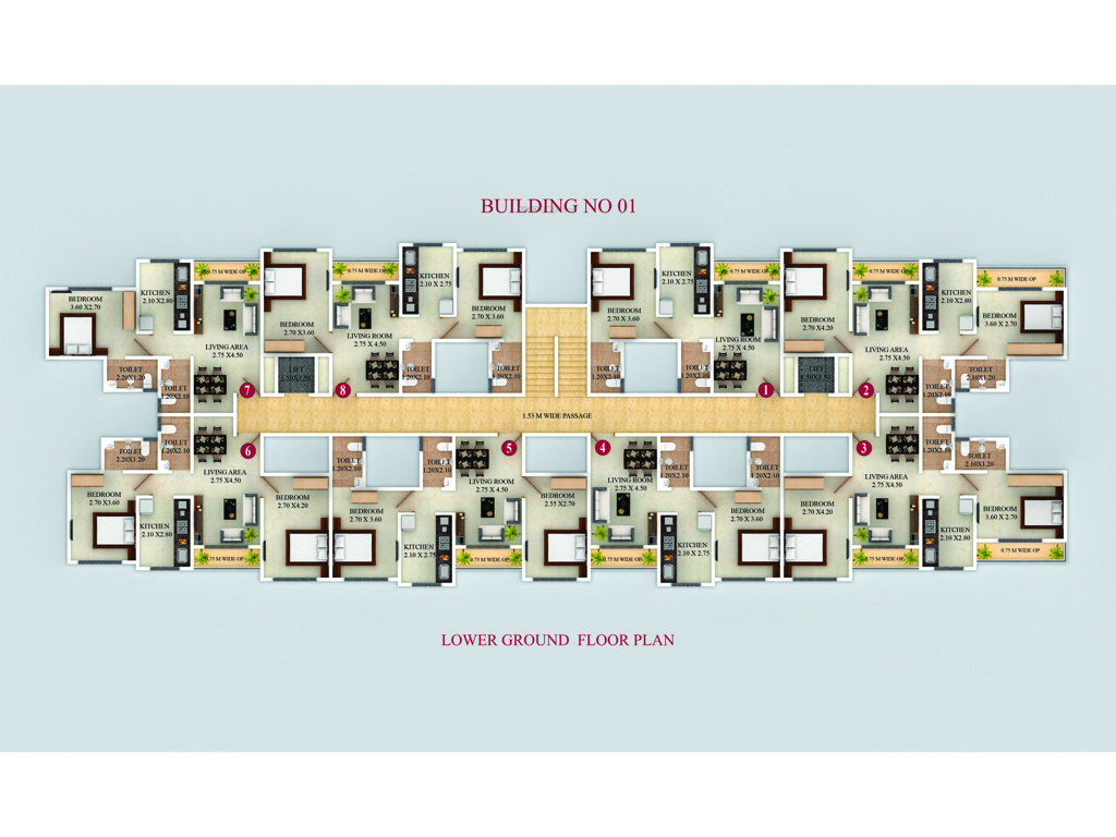  vishwajeet pink city BUILDING NO 1 Cluster Plan