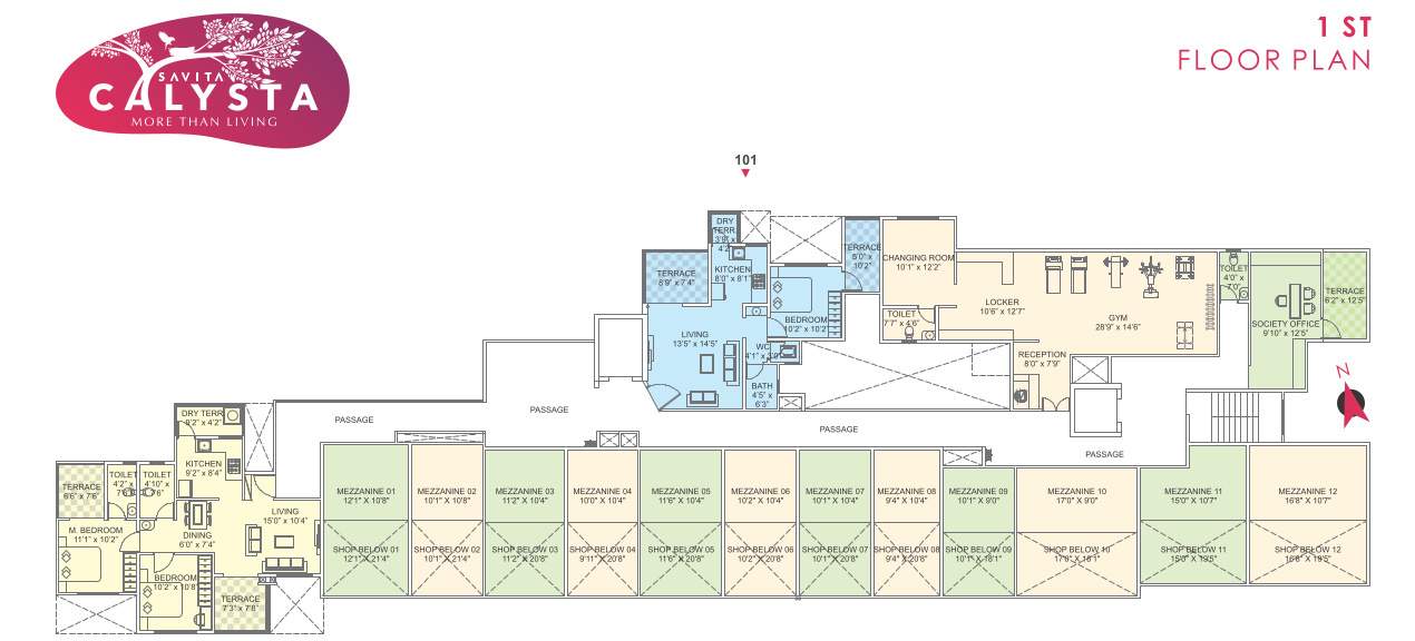  savita calysta Cluster Plan
