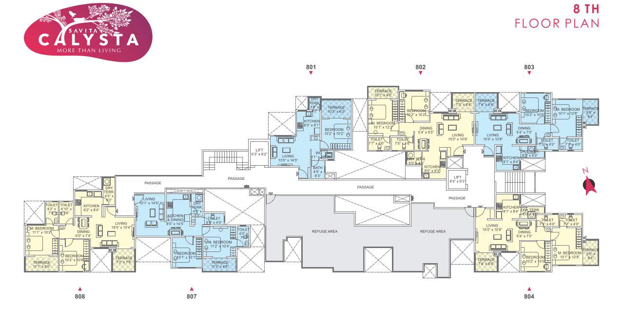  savita calysta Cluster Plan