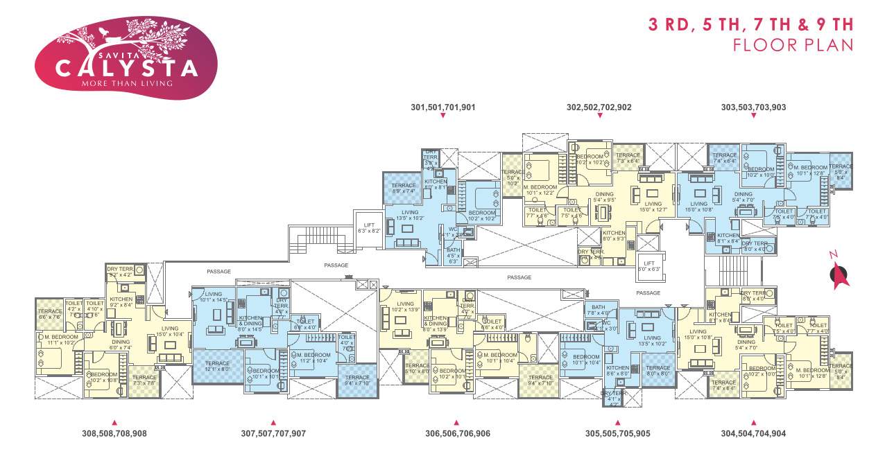  savita calysta Cluster Plan