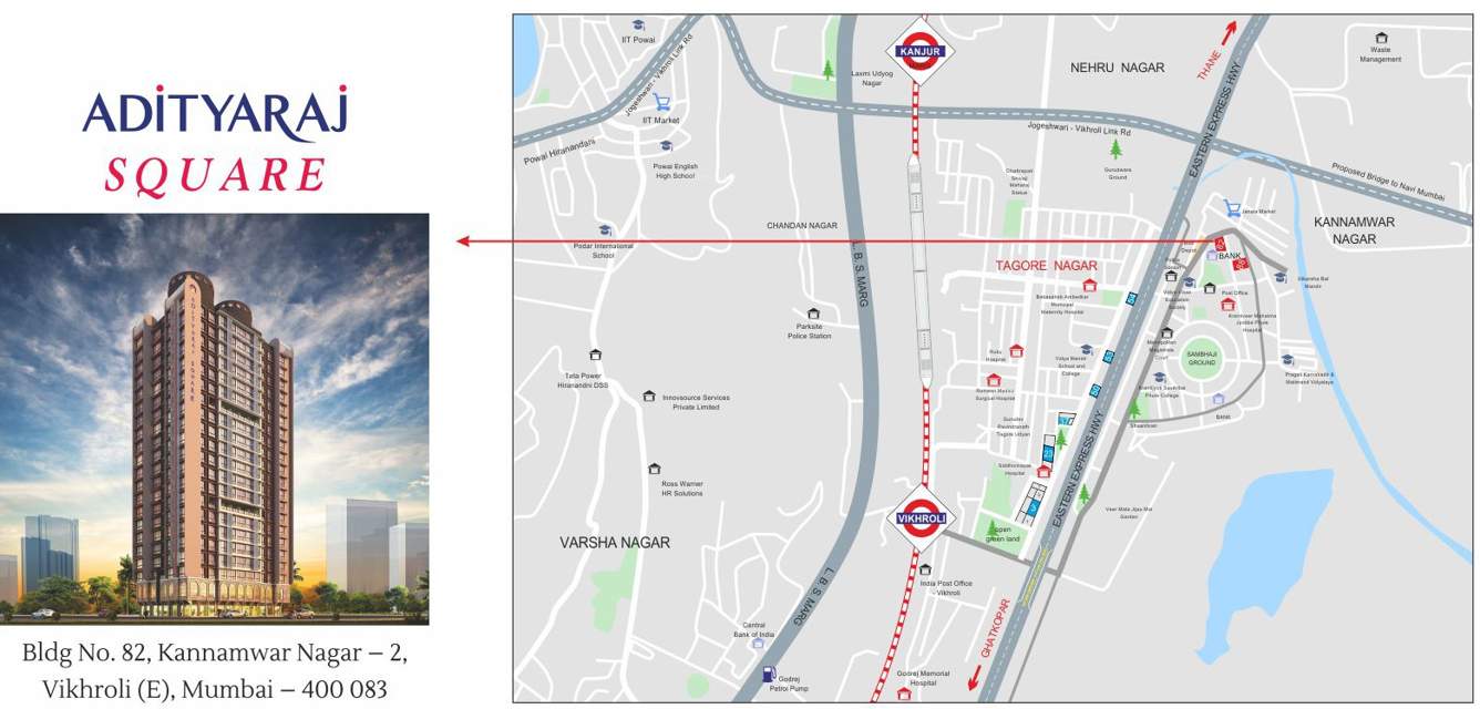  square Location Plan