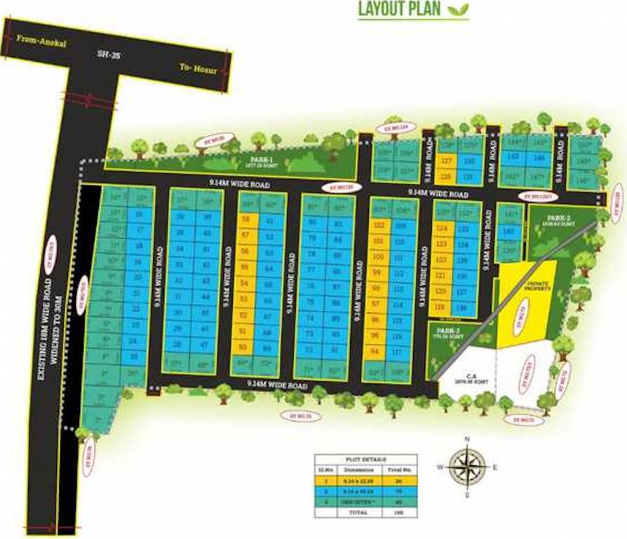  ssd green avenue Layout Plan