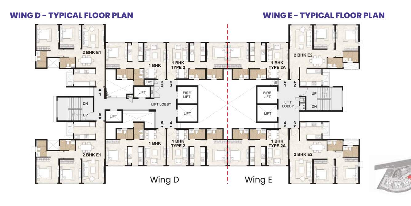  alcove wing b Alcove Wing B Cluster Plan