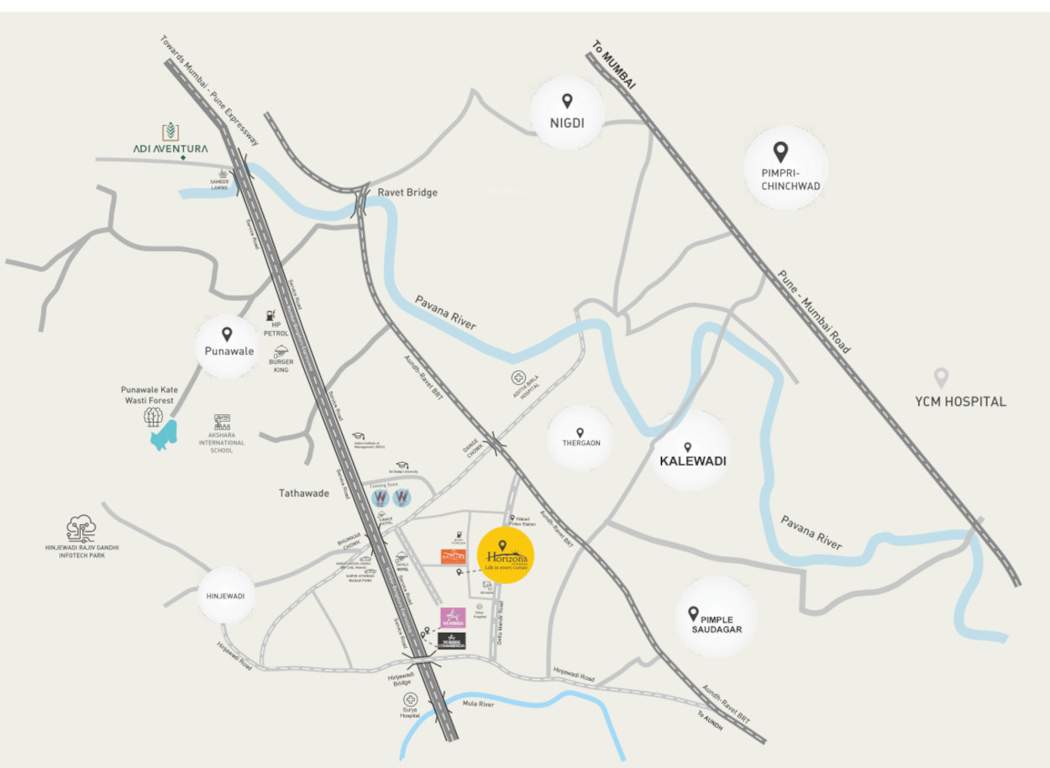  horizons at wakad phase 2 Location Plan