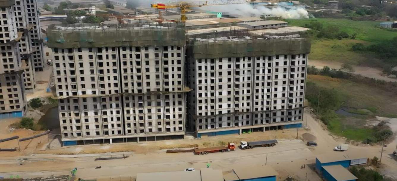  dosti greater thane phase 1 Dosti Glory Construction Status June 25