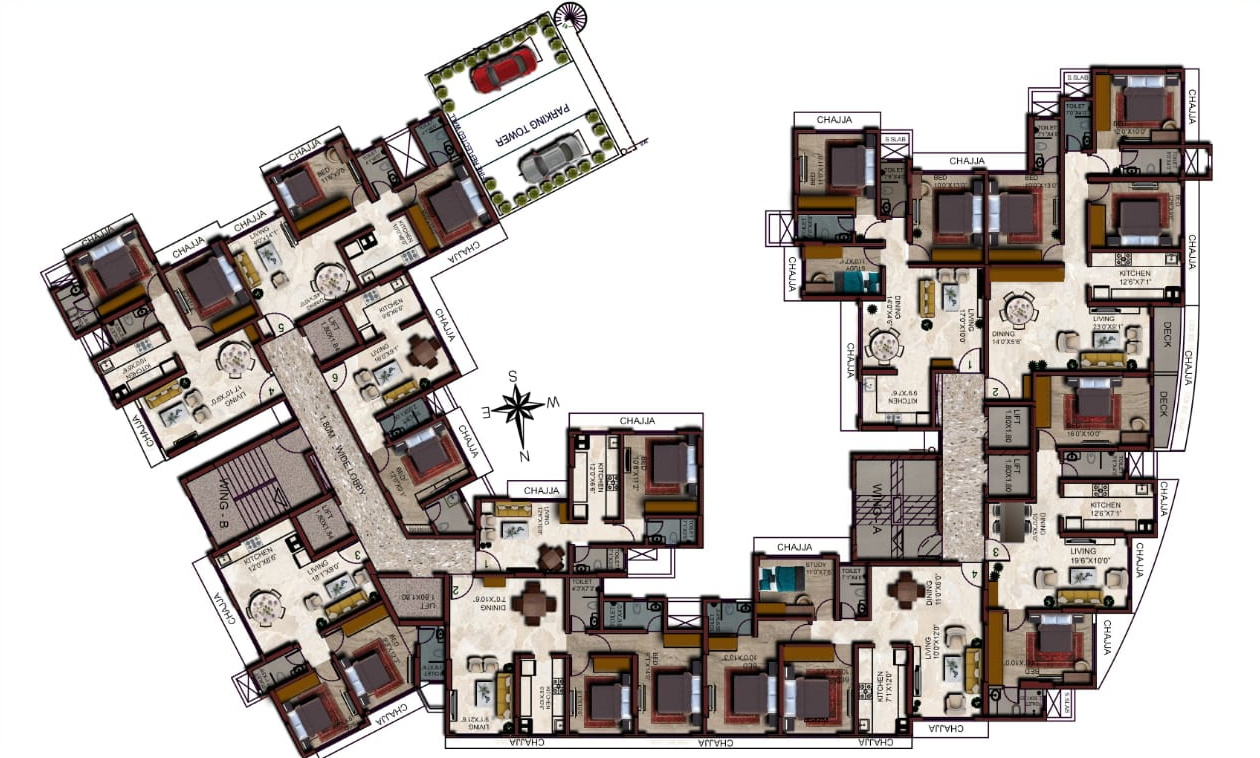  ashwini elite Ashwini Elite Cluster Plan