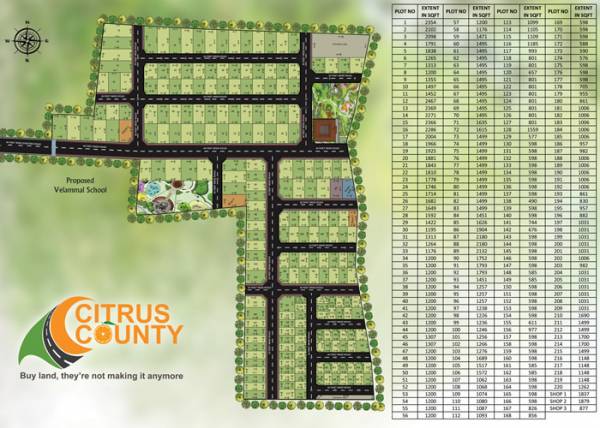  janani-citrus-county-phase-i Layout Plan