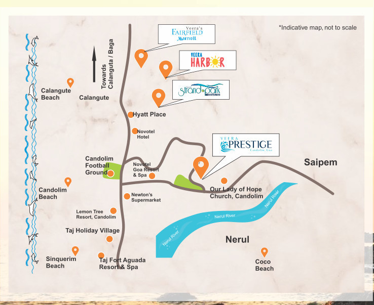  veera prestige Location Plan