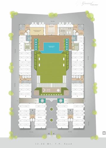  gardenbay Tower A To F Cluster Plan for Ground Floor
