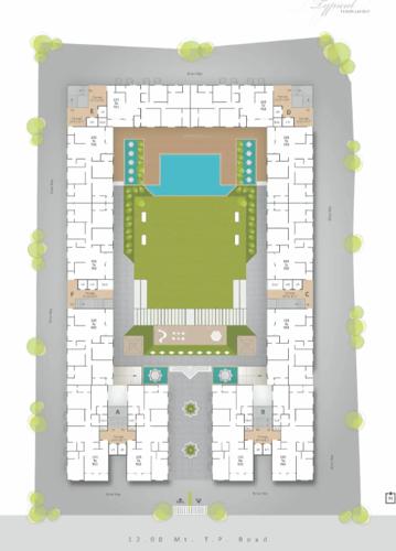  gardenbay Tower A To F Cluster Plan for Typical Floor