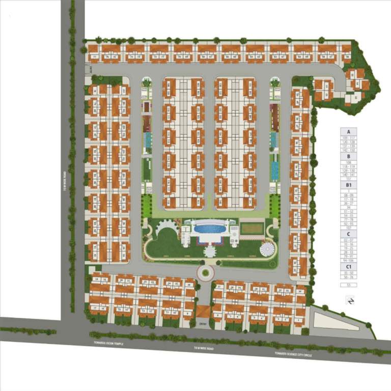 supercity lifestyle township Layout Plan