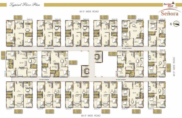 Nest Serene Cluster Plan nest-senora- Nest Serene Cluster Plan