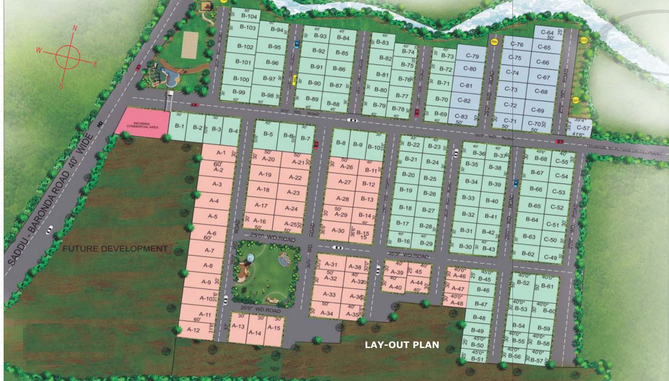  capital city Layout Plan