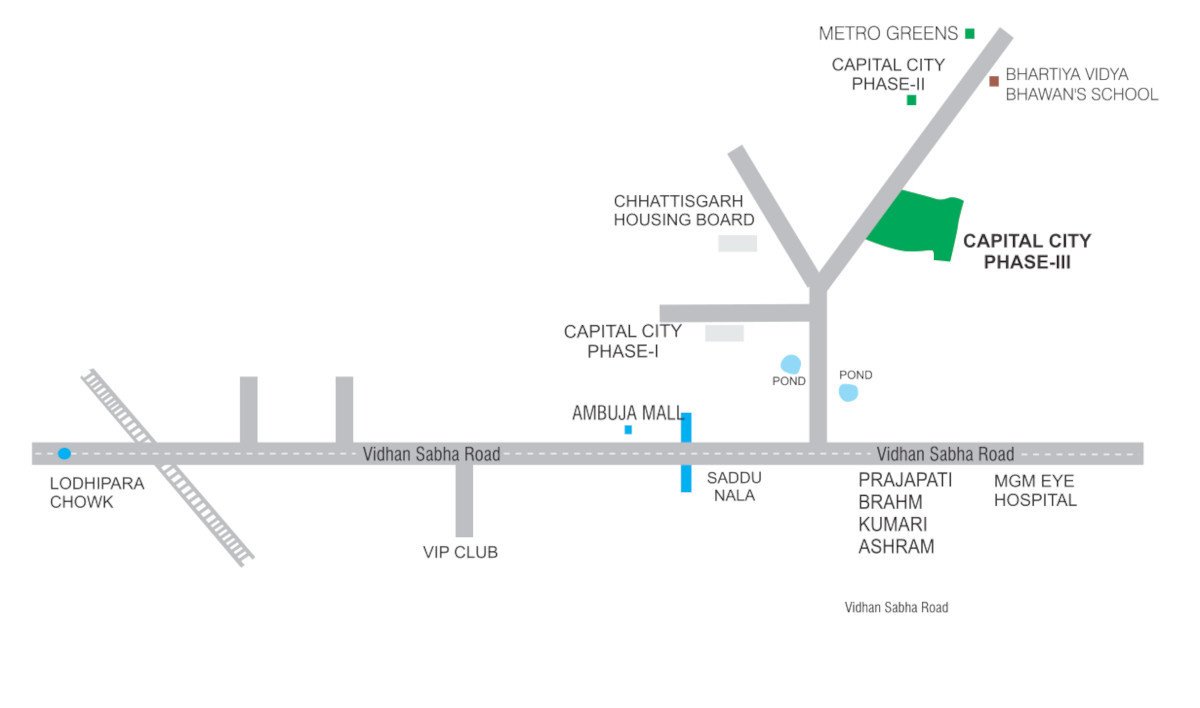  capital city Location Plan