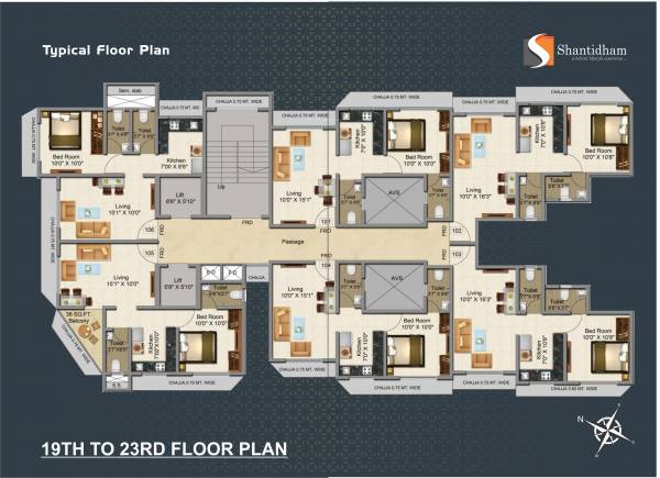 shantidham Kannamwar Nagar Shantidham CHSL Cluster Plan