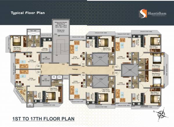 shantidham Kannamwar Nagar Shantidham CHSL Cluster Plan
