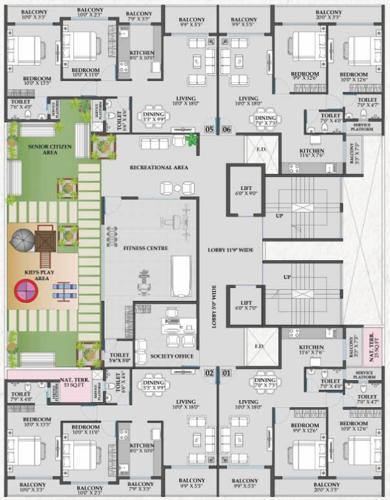  signature-elanza Signature Elanza Cluster Plan