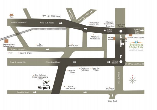  prabhatam oyster city phase 2 Location Plan