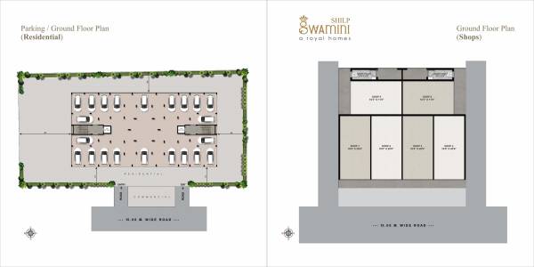  shilp-swamini-apartment Cluster Plan