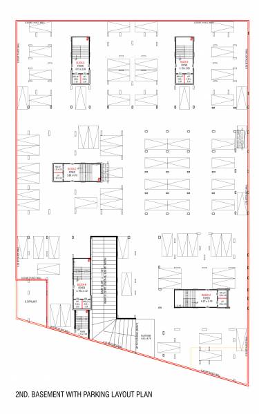  siddharth-luxuria Tower 1 To 4 Basement 2 Cluster Plan