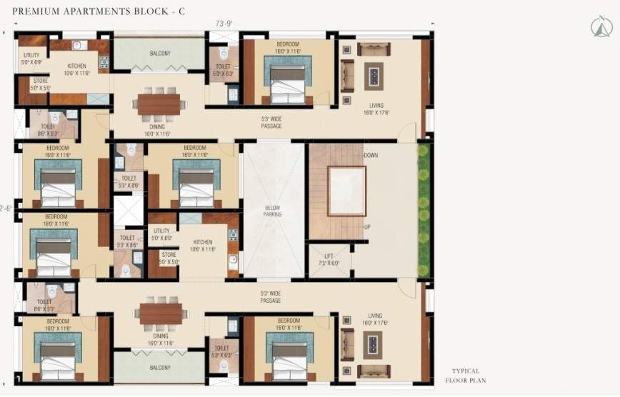  royal nesto Cluster Plan